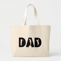 Golf Dad Gift Tote Bags