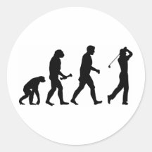 Golf Evolution Stickers
