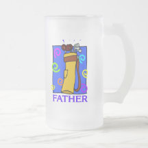 Golf Fathers Day Frosted Beer Mug