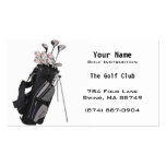 Golf Instruction Business Card Template