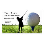 Golf Instruction Business Cards