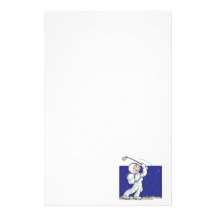 Golf Is Out Of This World Stationery Paper