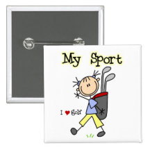 Golf My Sport Buttons
