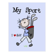 Golf My Sport T-shirts and Gifts Postcards