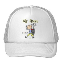 Golf My Sport T-shirts and Gifts Trucker Hat