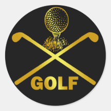 GOLF ROUND STICKERS