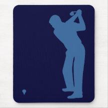 Golf Silhouette Mousepad