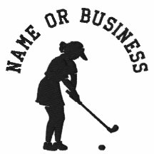 Golf T Shirt Embroidered Ladies,Girls