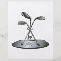 Golf Trophy Flyer Design
