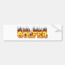golfer bumper stickers