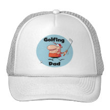 Golfing Dad Tshirts and Gifts Hats