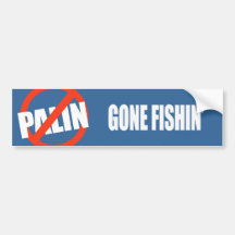 Gone Fishin' Gear Bumper Stickers