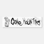 "Gone Haunting" Bumper Sticker