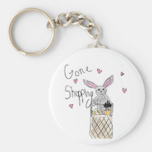 Gone Shopping Key Chains