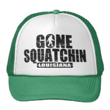 Gone Squatchin LOUISIANA Sasquatch Hat -distressed