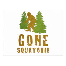Gone Squatchin (Vintage) Post Cards