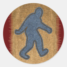 Gone Squatchin Vintage Stickers