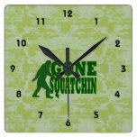 Gone Squatchin Wallclock
