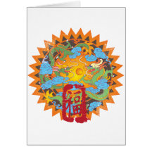 Good Fortune Dragons Card