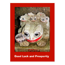 Good Luck and Prosperity, Lucky frog Post Cards