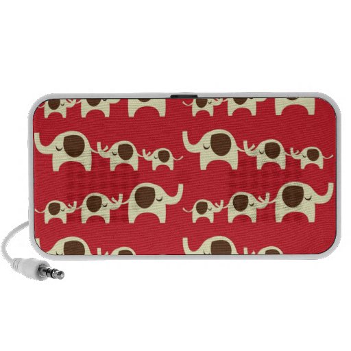 Good luck elephants cherry red Doodle speaker
