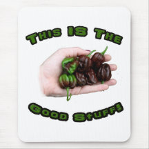 Good Stuff Chocolate Habanero Hot Pepper Design Mousepad