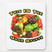 Good Stuff Hot Pepper Pile Design Image Mouse Pad