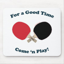 Good Time Ping Pong mousepads