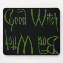 Good Witch/Bad Witch Mousemats