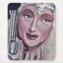 Good Witch w/ Gun Mouse Pads
