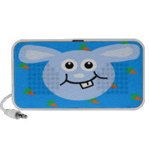 Goofy Bunny Doodle Mp3 Speakers