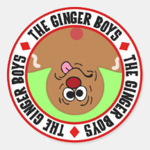 Goofy Gingerbread Man Cookie Sticker