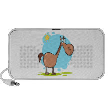 goofy horse cartoon character speaker