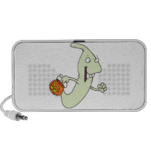 goofy trick or treat ghost cartoon travelling speaker