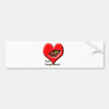 Google Gold search Bumper Sticker
