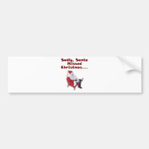 Google Santa Bumper Sticker