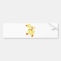 goose and bear bumper sticker