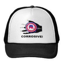 GOP corrosive politics Mesh Hats