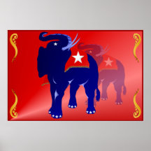 GOP elephant  Poster