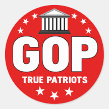 GOP PARTY STICKER
