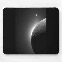 Gorgeous NASA image, the Moon lit by Earth-shine Mouse Mats