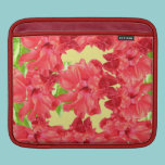 Gorgeous Red Hibiscus Florals iPad Sleeve ipad sleeves
