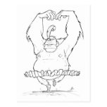 Gorilla Tutu Postcards