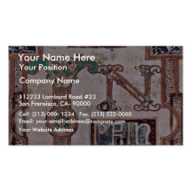 Gospel Book Incipit To The Gospel Of John, The Eva Business Cards