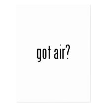 got air? postcard