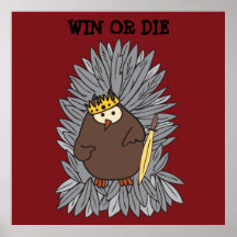 GoT Brute Hoot Owl King Print