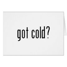 got cold? greeting cards
