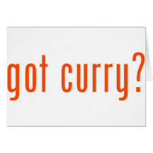 got curry? cards