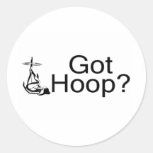 Got Hoop Hula Hoop Girl Stickers