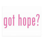got hope? post card